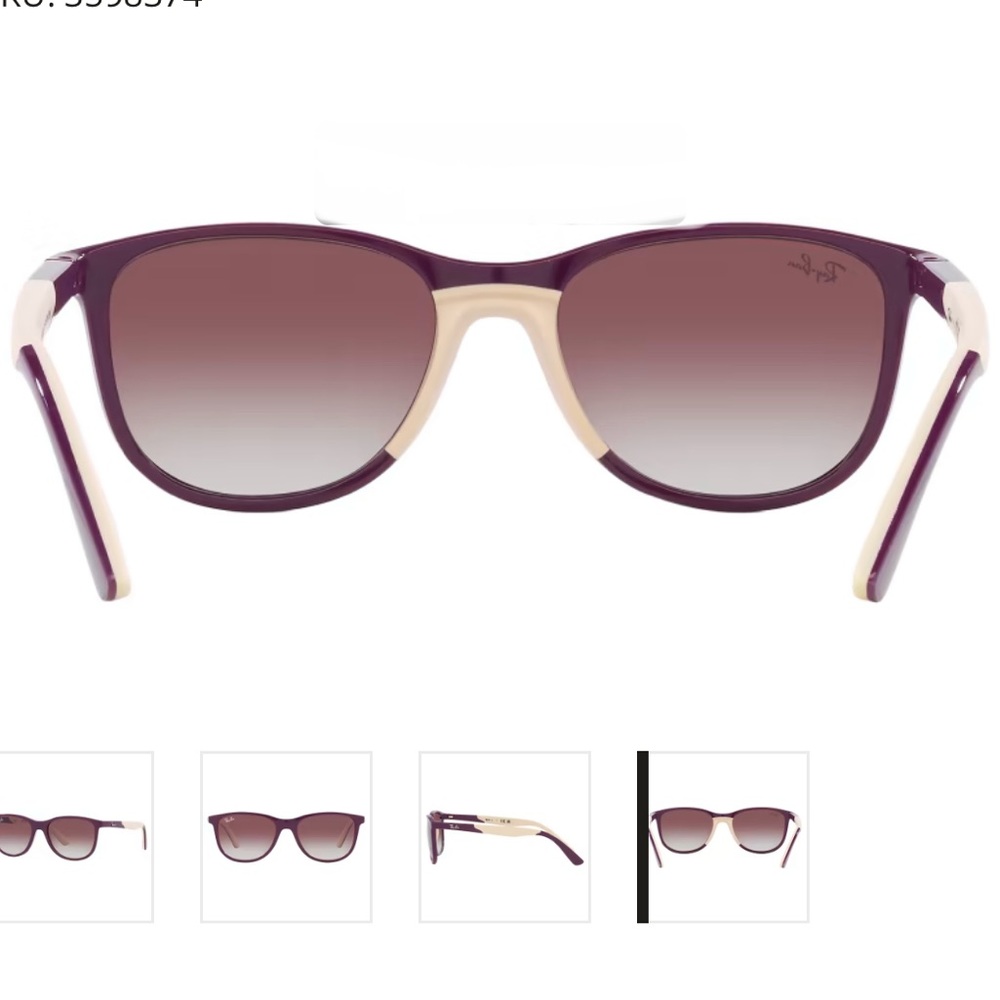Brand New Ray-Ban Jr. RJ9077S Kids sunglasses- Purple & Violet/Gray Gradient - Picture 5 of 14